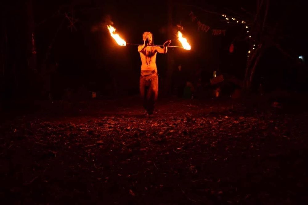 fire spinning