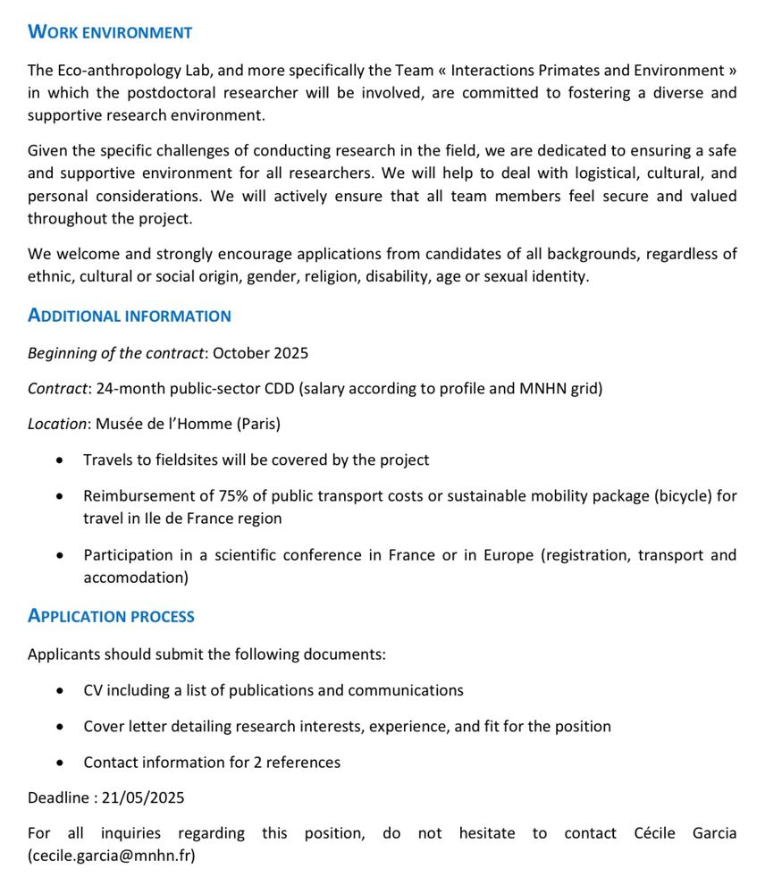 Description of the Postdoc position 