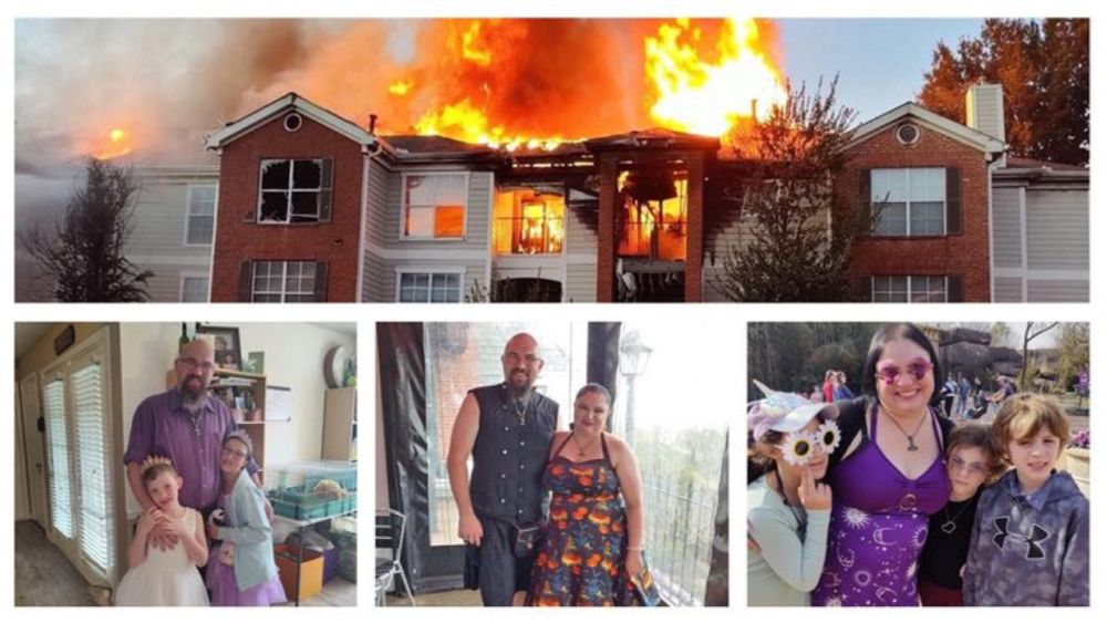 Help Brian, Krissie, and their 3 kids after a fire, organized by Lauren Knight