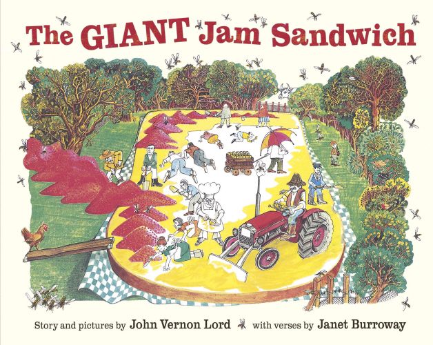 Cover of the classic children's book The Giant Jam Sandwich