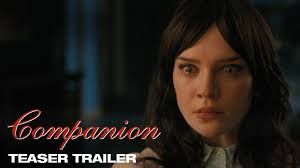 First frame of the Companion teaser trailer. Text on the image says Companion Teaser Trailer. 