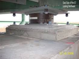 Lead core rubber isolation bearing on the i40 bridge between west Memphis Arkansas and Memphis Tennessee