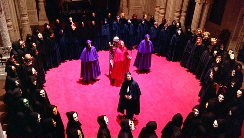 an image of the orgy from Eyes Wide Shut that inspired them turtles