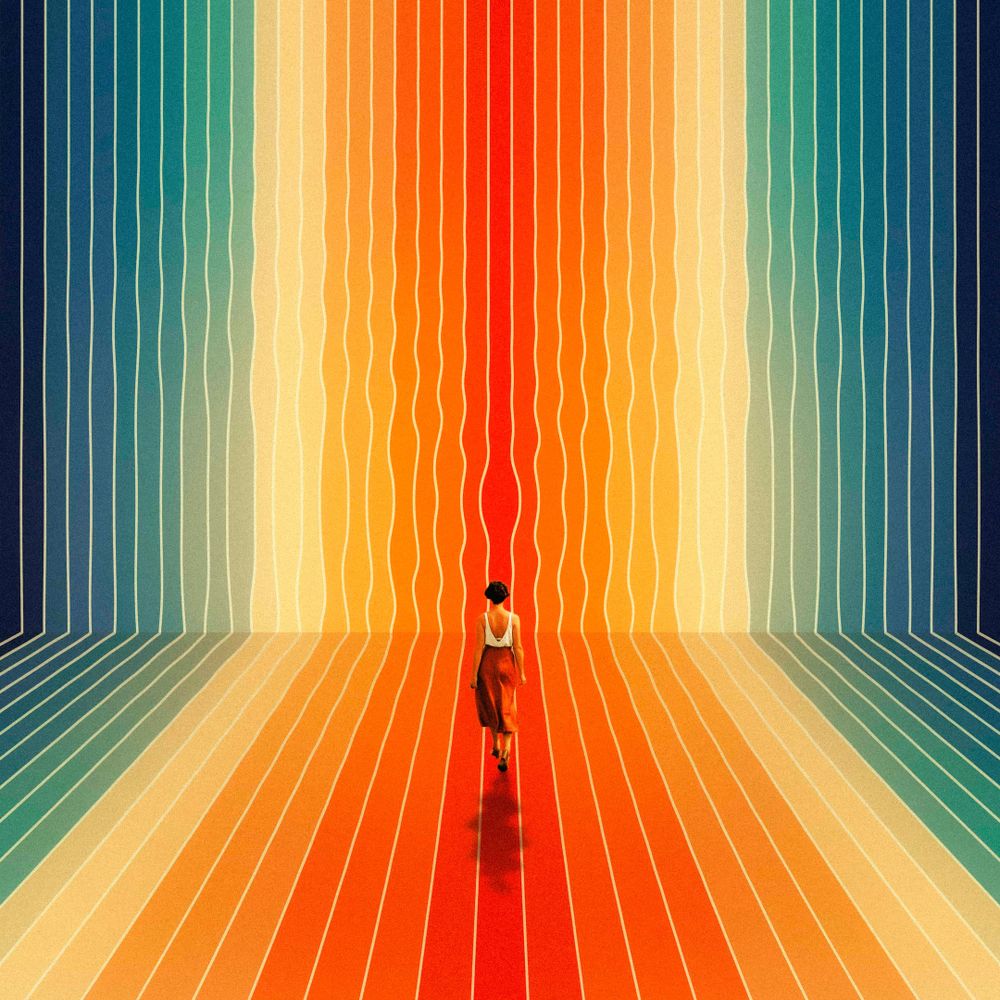 Retro-Futuristic Collage Artwork by Artist Taudalpoi