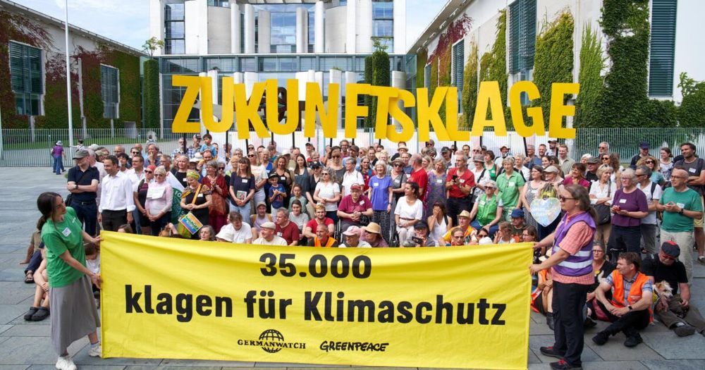 Schon 35.000 Menschen klagen gemeinsam mit Greenpeace und Germanwatch für besseren Klimaschutz