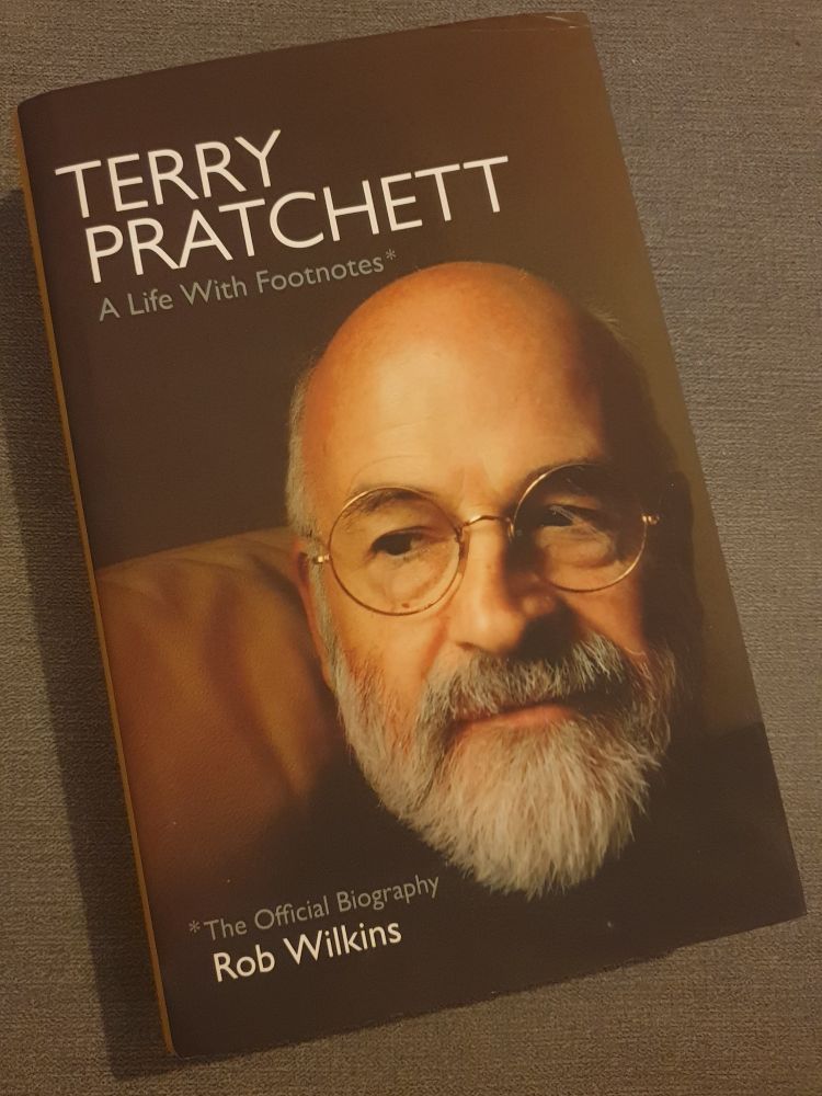 Picture of biographical book Terry Pratchett A Life Footnotes by Rob Wilkins
