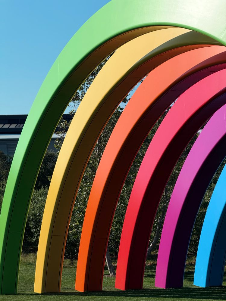 Apple Park rainbow