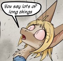 Lopin, looking amazed: “You say lots of long zhings”
