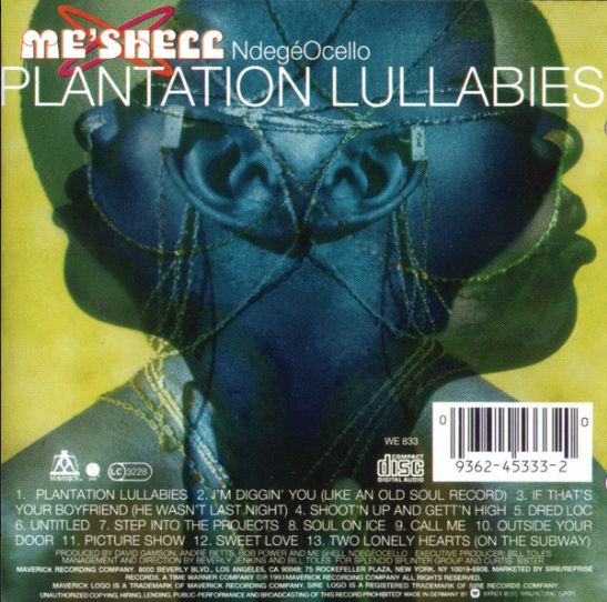 Plantation Lullabies displayed Me'shell NdegeOcello's unique skills as a poet, vocalist, bassist, composer and producer with David Gamson. This project was ahead of its time.