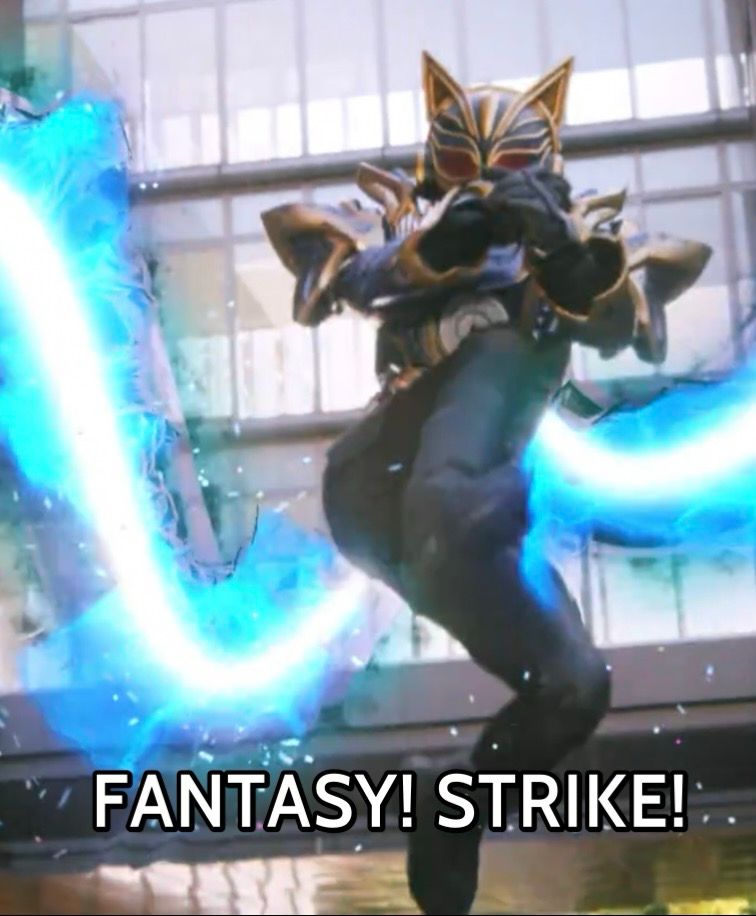 Kamen Rider Naago performing Fantasy Strike