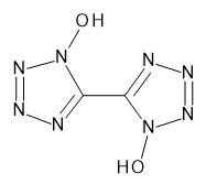 Structure of a new explosive