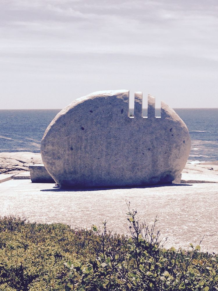 Swissair 111 memorial with Atlantic in background. 