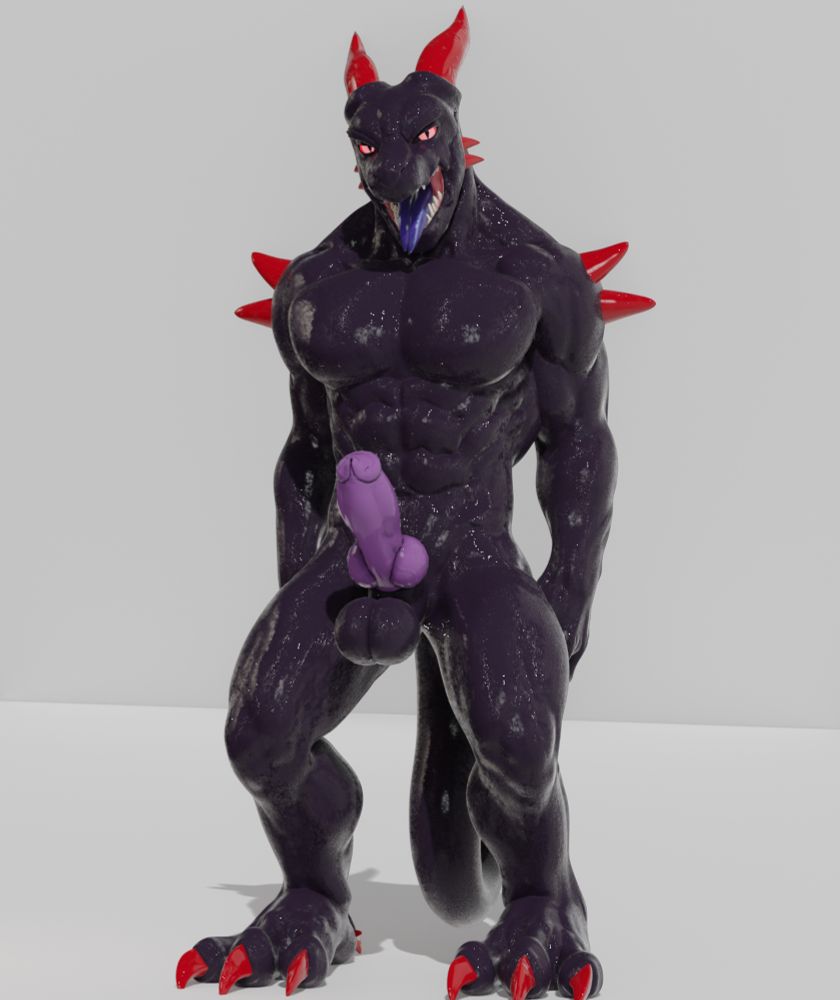 3D Dev staring at you with a very unsubtle erection