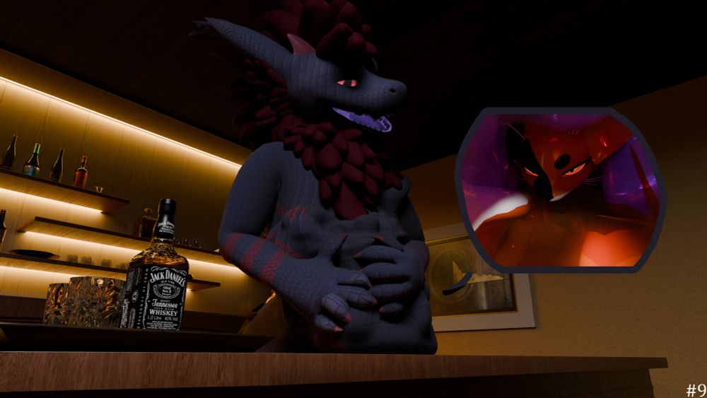 Dev bleching and leaning on his squirming belly as it starts to tighten up against the felinewithin it