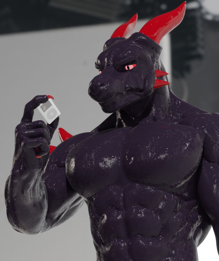 Dev staring at an ipod, disapponted