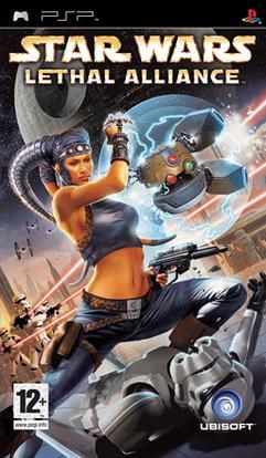cover art for the PSP version of Star Wars: Lethal Alliance