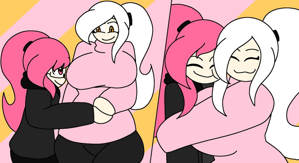 Roland and Alice Hugging :3