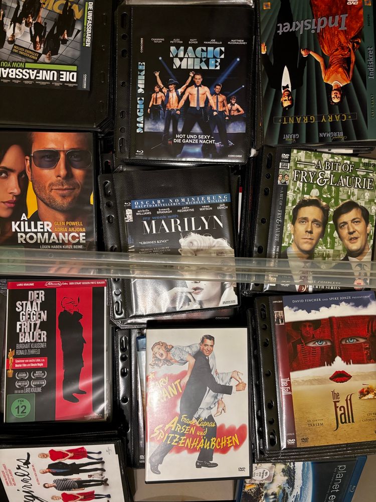 Several DVDs stacked on top of each other