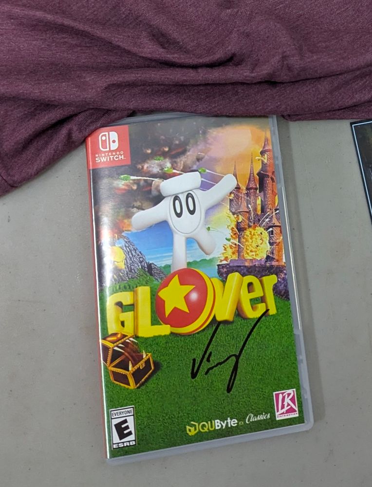 glover signed by Vinny 