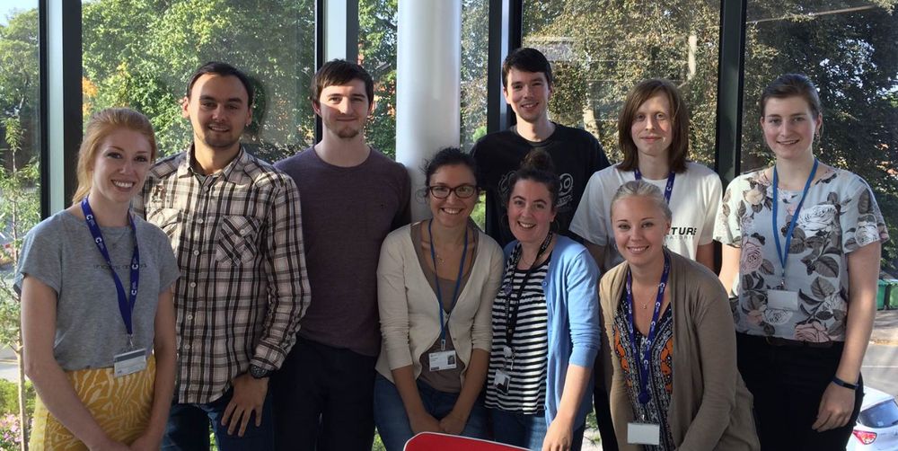 Photograph of the STAy committee of 2017, with Amy, Denis, Sam, Sara, me, Marina, Emma, John and Lizzy