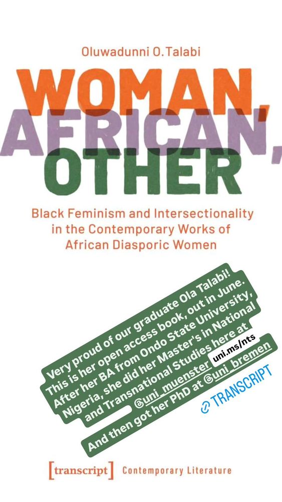 Book cover of Woman, African, Other