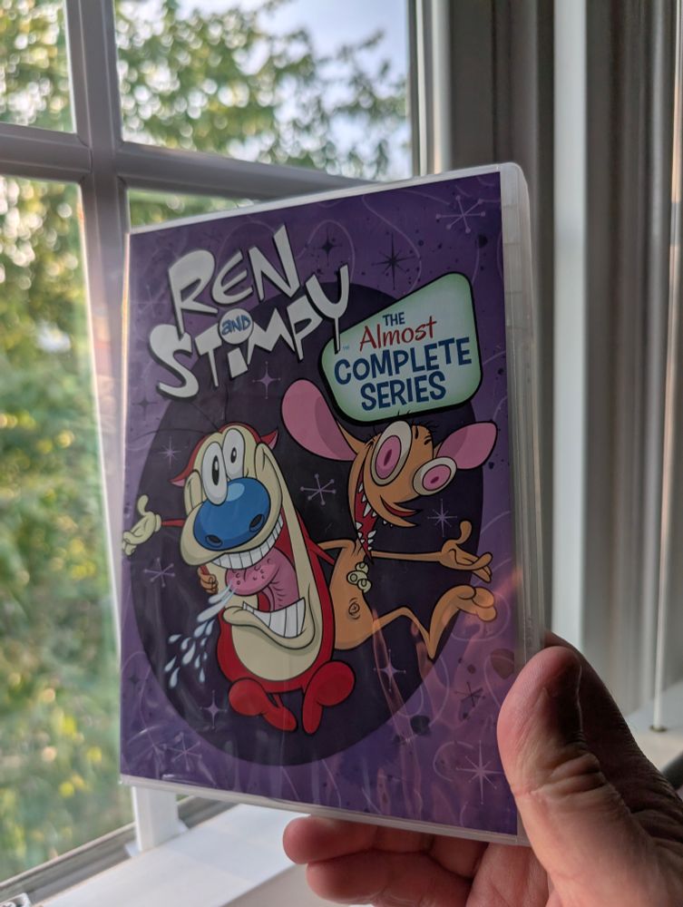 The DVD box set of Ren and Stimpy! 
