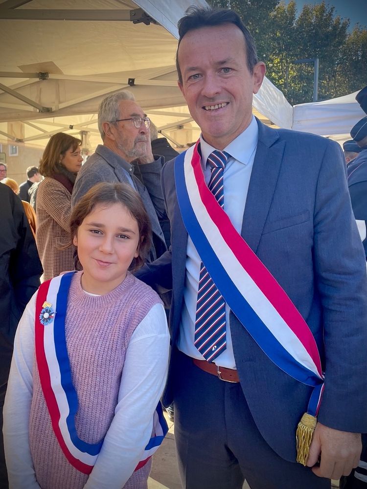 Avec Stella, membre du Conseil Municipal des Jeunes de Narbonne