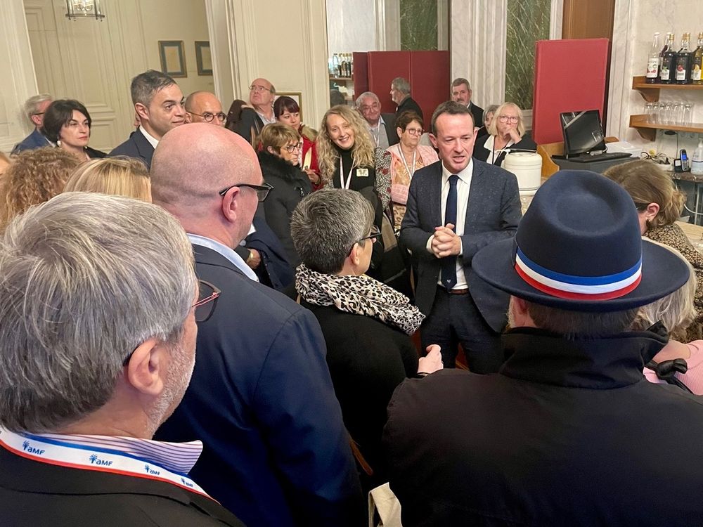 discours de bienvenue au Sénat devant les élus de l'Aude