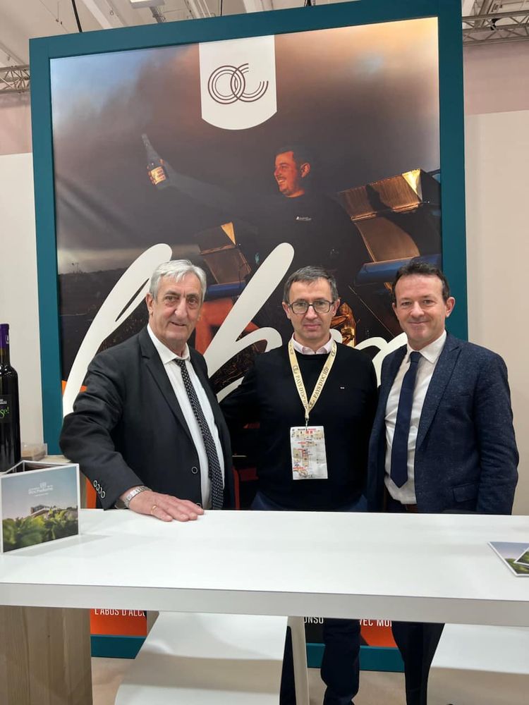 Visite de #WineParis2025 avec le Sénateur du Gard Denis Bouad