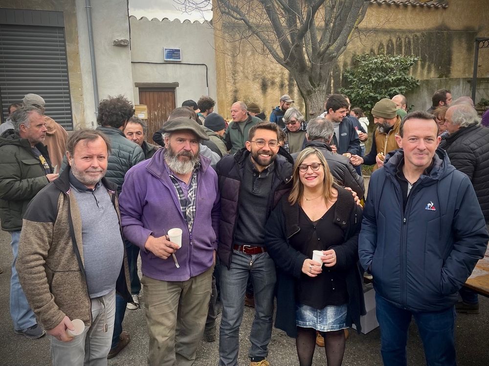 à l'écoute des éleveurs de l'Aude rassemblés à Couiza