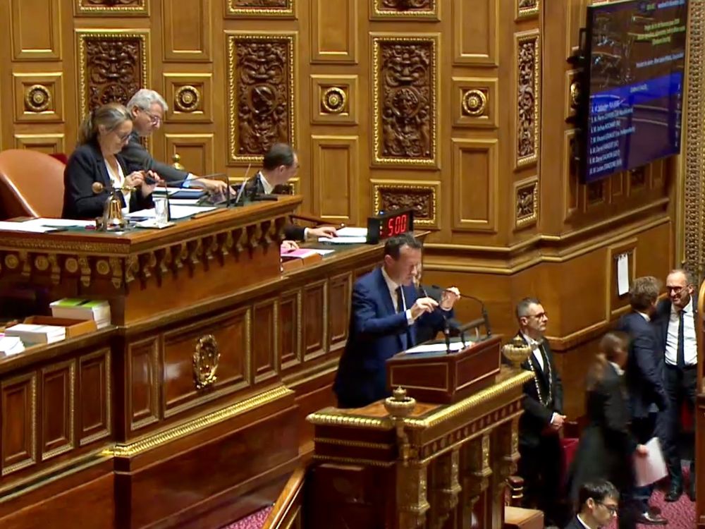 Prise de parole  au plateau du Sénat lors de la discussion générale, au nom du groupe socialiste, écologiste et républicain