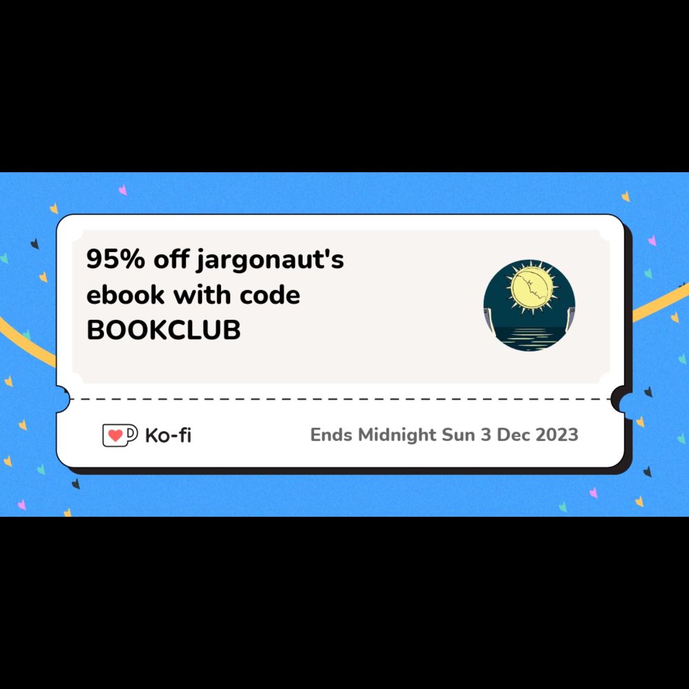 95% discount off jargonaut's ebook