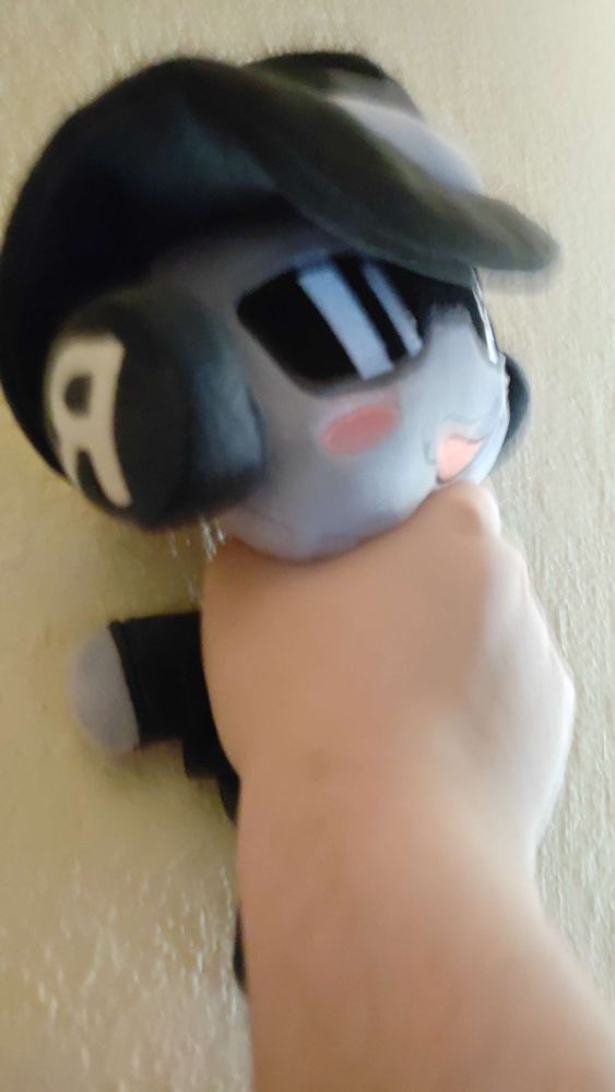 photo of me strangling my chance forsaken plushie