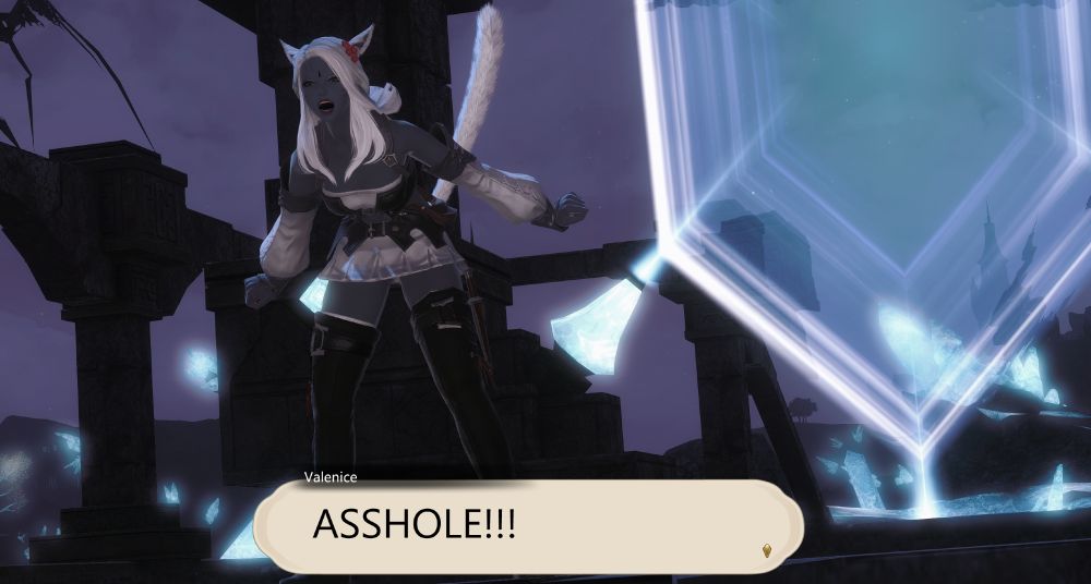 Val: [yells with her entire body] ASSHOLE!!!