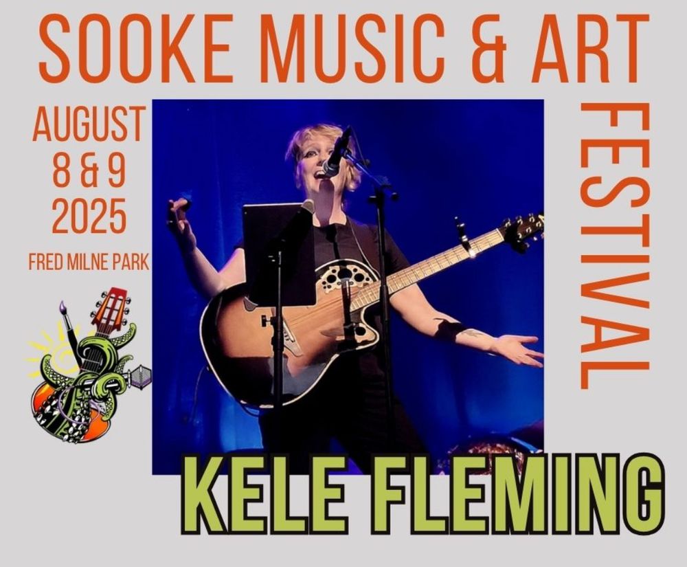 A graphic advertising my performance at the Sooke Music Festival. 