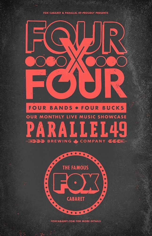 A show poster for the show at the Fox Cabaret. 