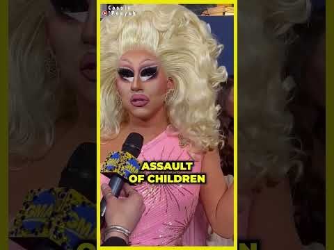 👏 Trixie Fiercely Defend Politicians Demonising The Art Of Drag #shorts #trixieandkatya #unhhhh