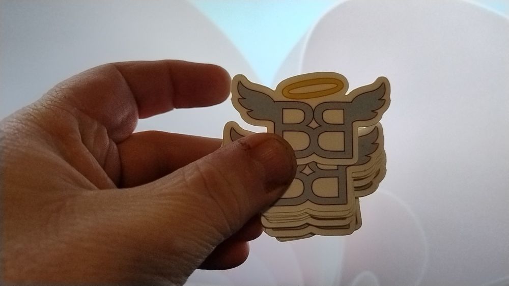 Baiting Bibble stickers.