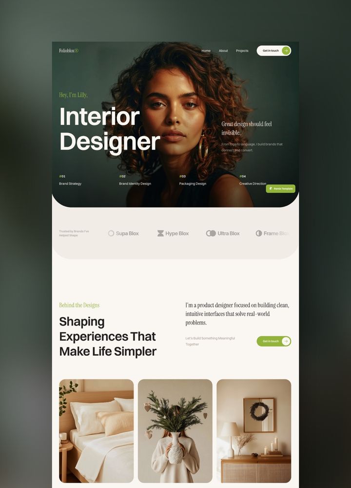 Free Framer website template