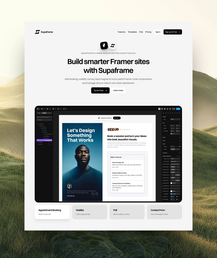 Framer components