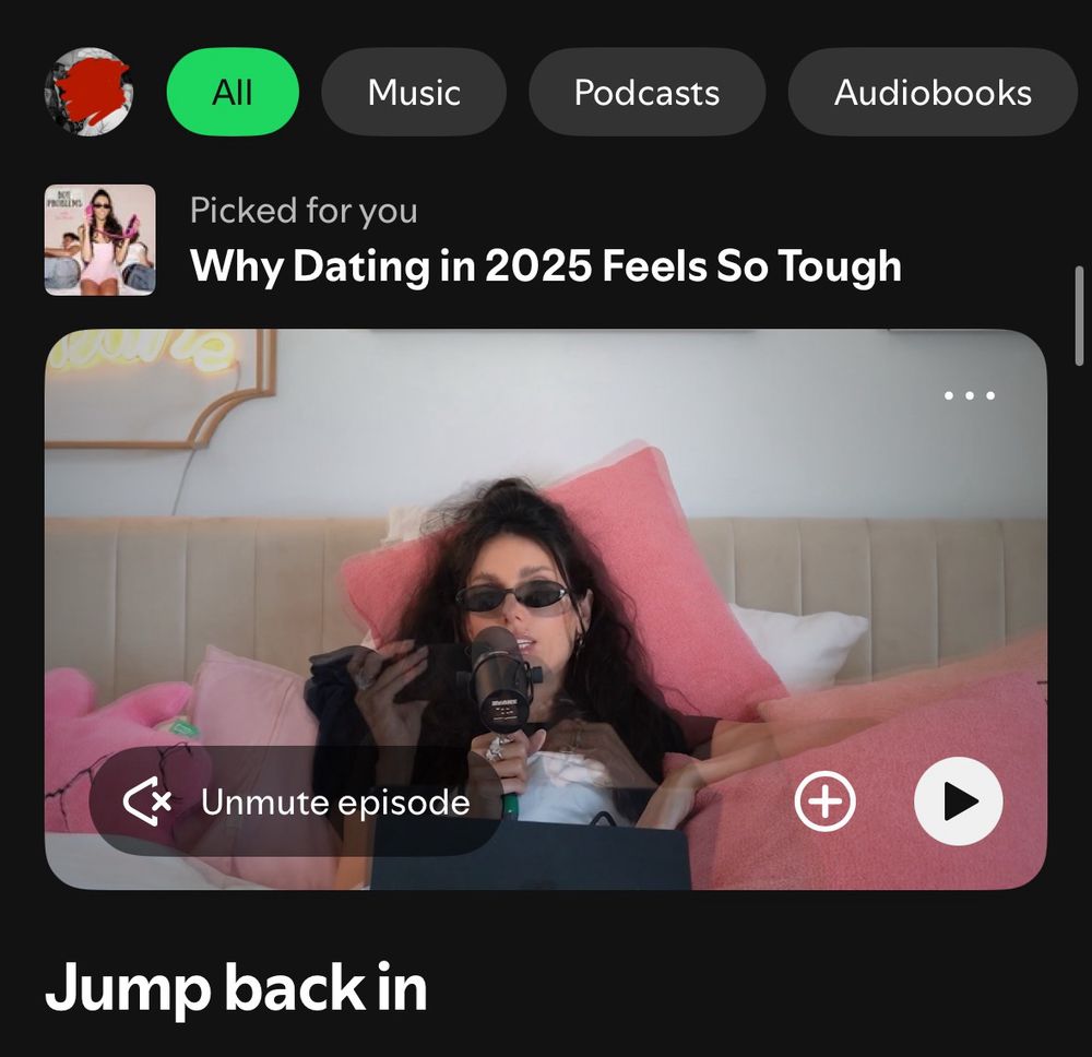 Spotify “picked for you”: “Why dating in 2025 feels so tough”
