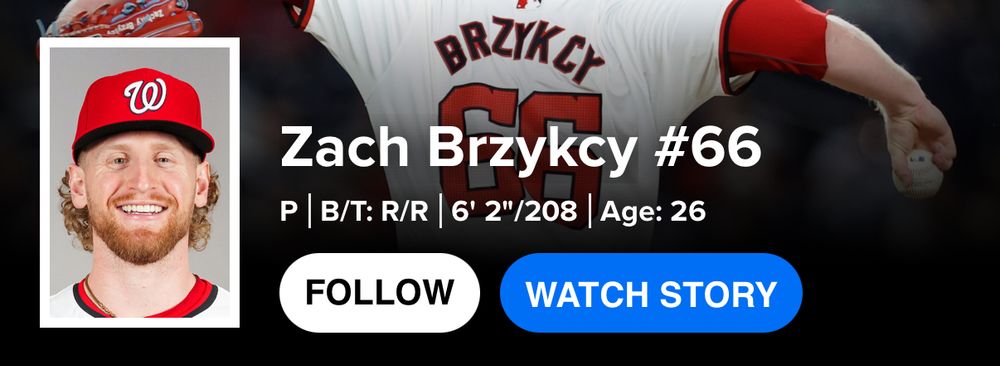 Stats for bearded white guy Zach Brzykcy #66