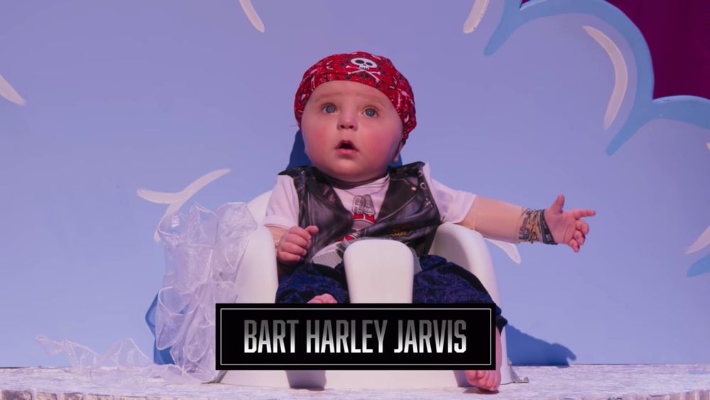 Bart Harley Jarvis from the I Think You Should Leave Baby of the Year sketch. 