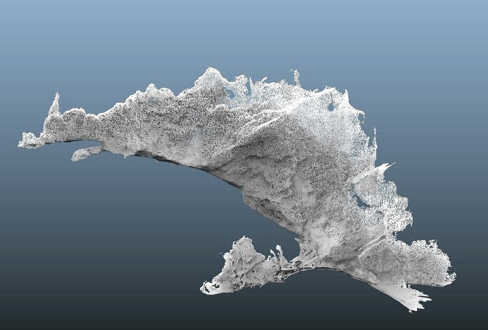 3d scan of a cave