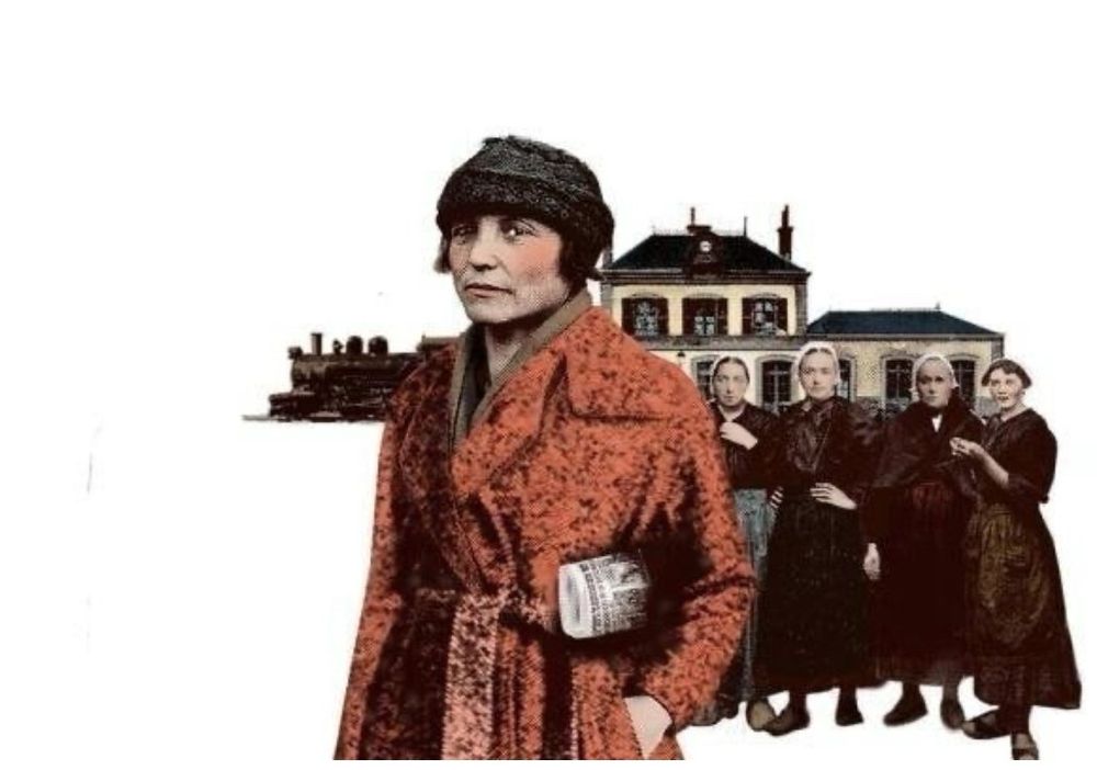 Illustration de Lucie Colliard pendant la grève des sardinières 