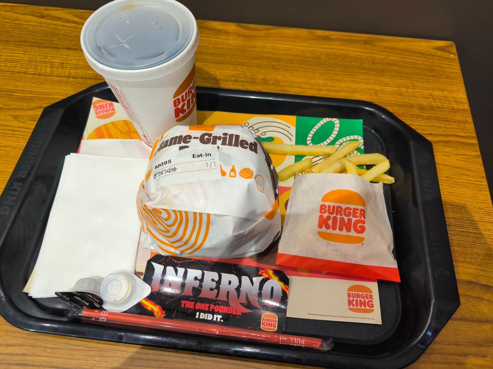 バーガーキングの「インフェルノザ・ワンパウンダーセット」