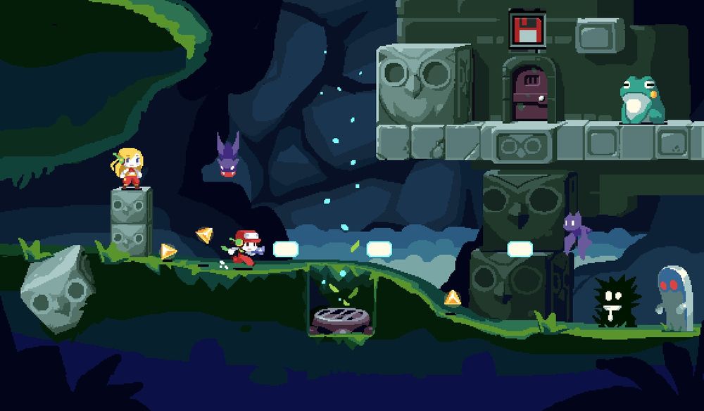 Cave story with reimagined pixelart