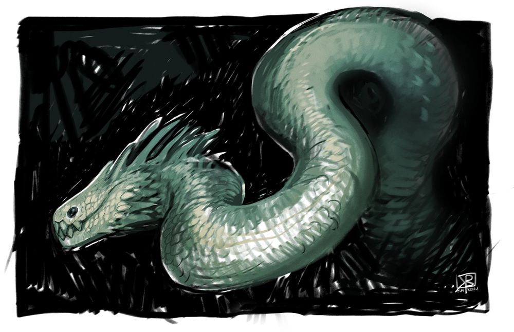 green snake thing