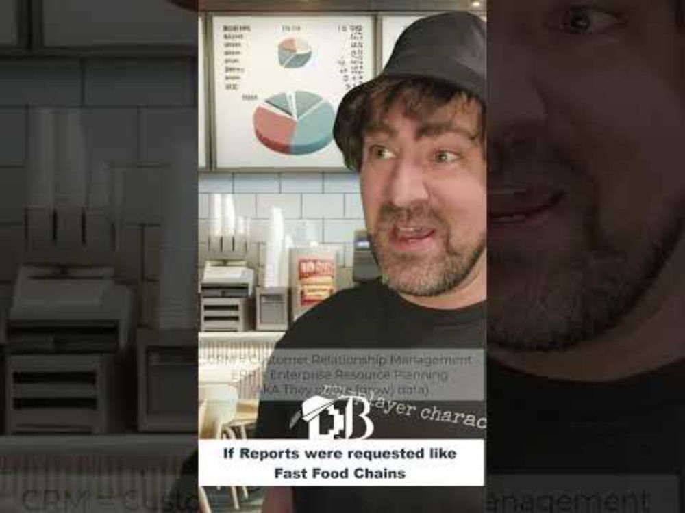 Check the related video for the full sketch! #report #comedy #datawarehouse #businessintelligence