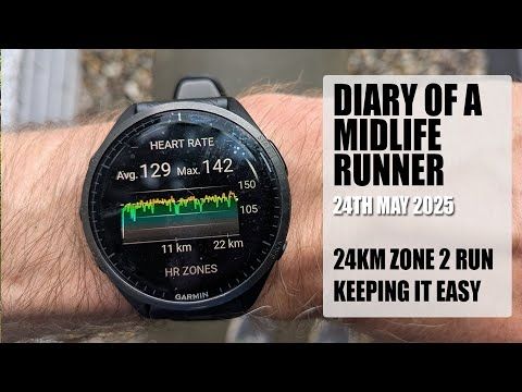 Running Diary 24th May 2025 | 24km Zone 2 Run | Keeping it Easy